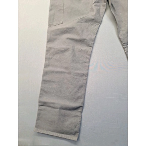 Carhartt Carpenter Pants Mens 38x32 Gray Canvas Rugged Flex Relaxed Fit Workwear - Picture 6 of 15